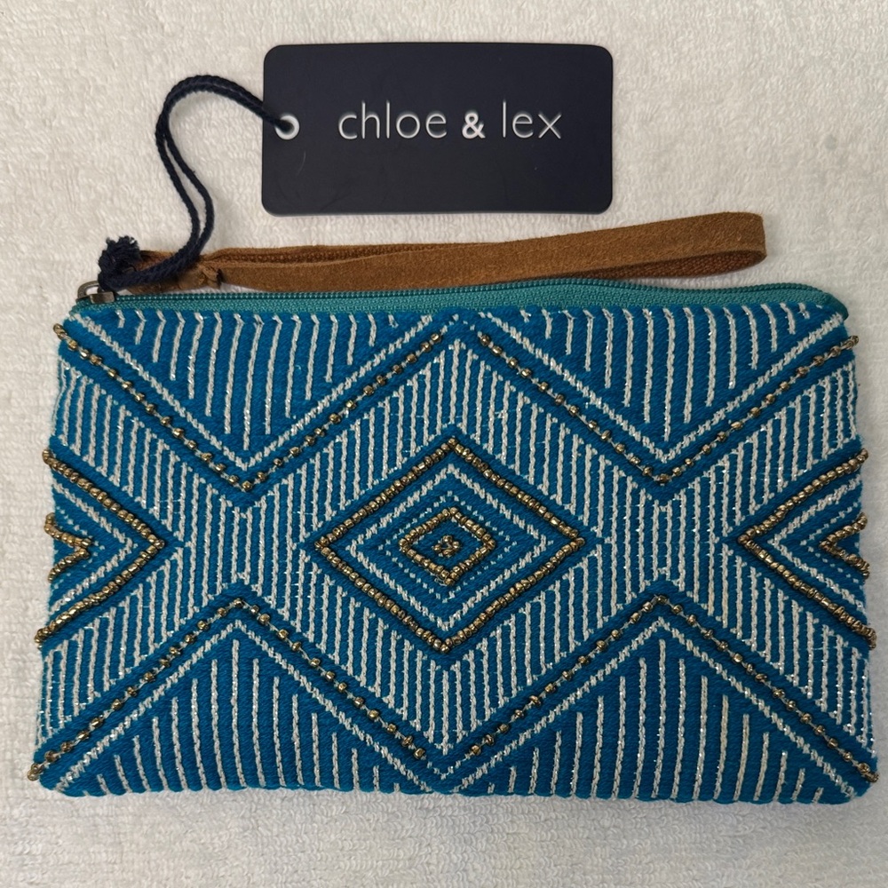 Chloe & Lex Beaded Wristlet